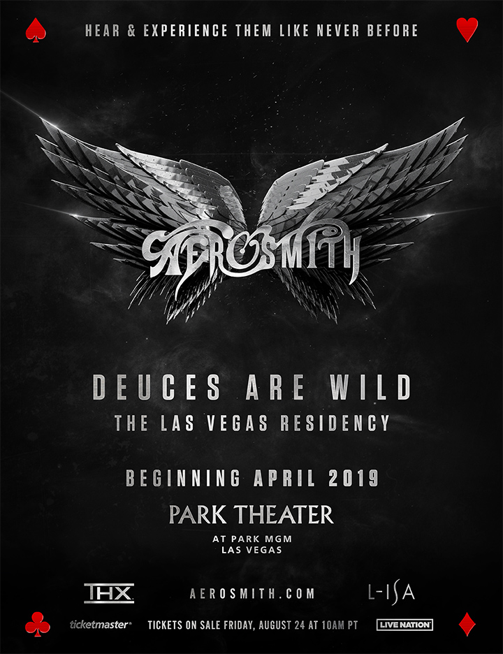 Aerosmith Has Teamed Up with THX and L-Acoustics for Their Upcoming Breakthrough Residency at Park Theater in Las Vegas, Presented in L-ISA Immersive Hyperreal Sound