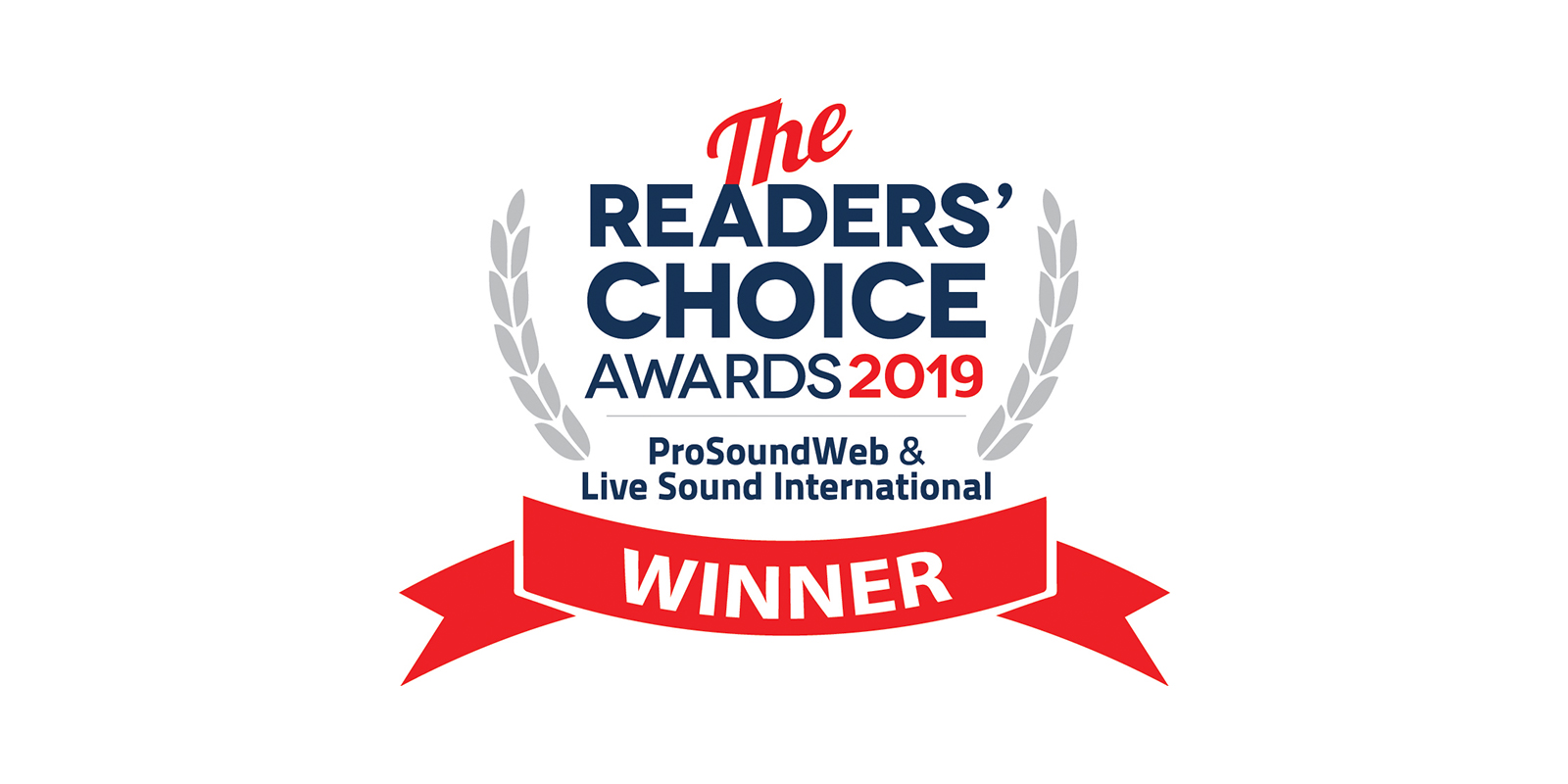 Winner of the ProSound Readers’ Choice Award 2019 for Professional Sound System